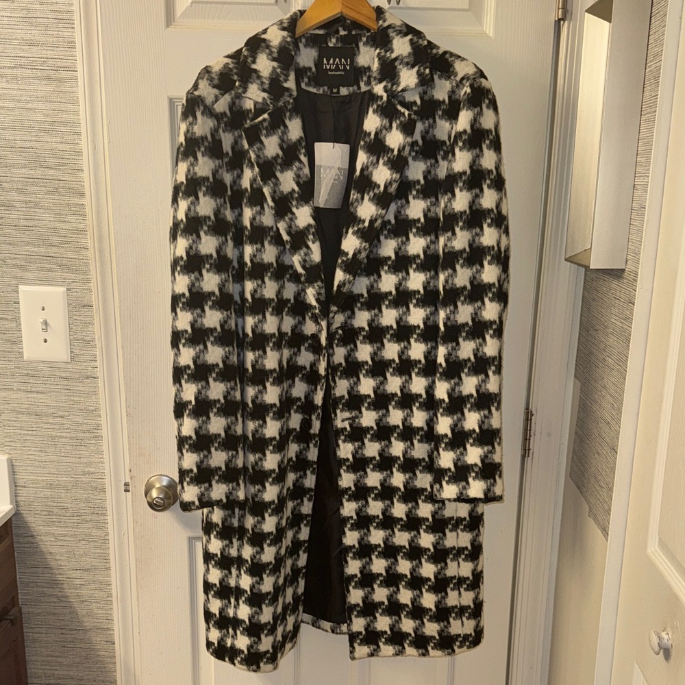 Boohoo Mens Longline Overcoat